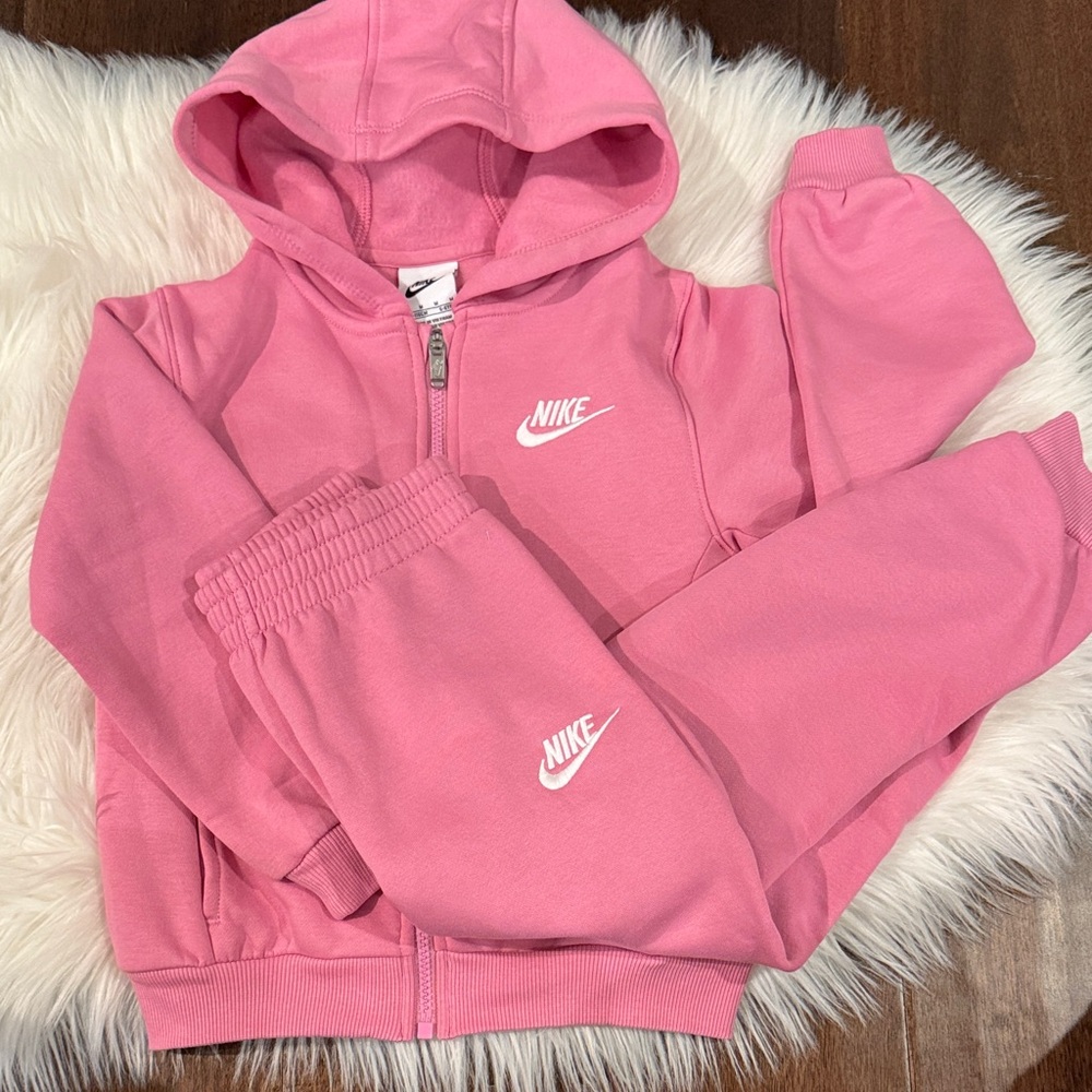 Nike Pink Tracksuit Set